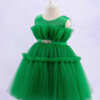 rochie fete tulle verde