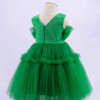 rochie fete tulle verde